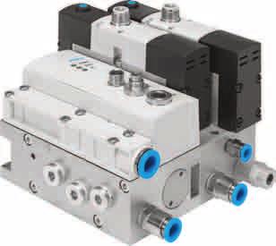 Proportional directional control valve VPWP with integrated, digital, serial interface for the servopneumatic positioning system CPX-CMAX and end-position controller CPX-CPMX Soft Stop.