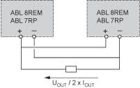 50 V Parallel Connection Family Series Parallel ABL 8REM/7RP 2 products max.