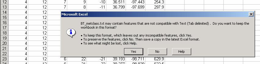 Click File then Save As Save as Text.