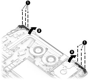 Display assembly IMPORTANT: Make special note of each screw and screw lock size and location during removal and replacement. Before removing the display assembly, follow these steps: 1.