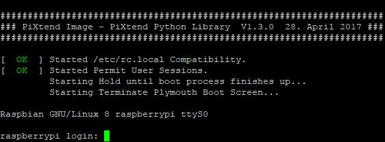 2. Installation with PiXtend Image In the PiXtend Image PiXtend Python Library SD card image, the PiXtend Python Library is already pre-installed and can be used immediately.