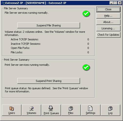 Configuring Your First Shared Volume 1. Launch ExtremeZ-IP Administrator.