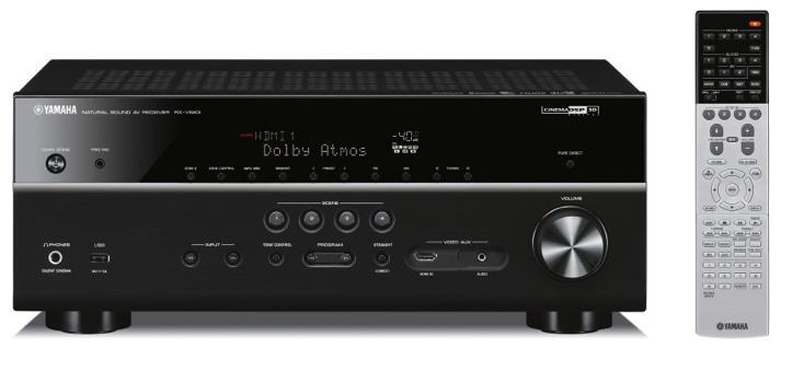 Specifications RX-V683 AV Receiver Output Power North America 90 W per Channel (8 ohms, 20 Hz-20 khz, 0.06 % THD, 2 ch driven) 105 W per Channel (8 ohms, 1 khz, 0.