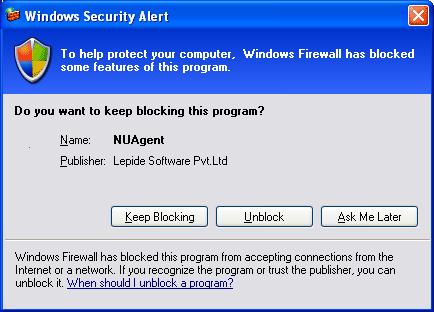 Windows Firewall Installation Guide Windows firewall needs to be turned OFF or ON for the proper installation of the agent files on target computer(s).