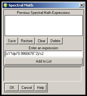 Step 5: Enter the expression Expression is: (s1*!dpi*0.