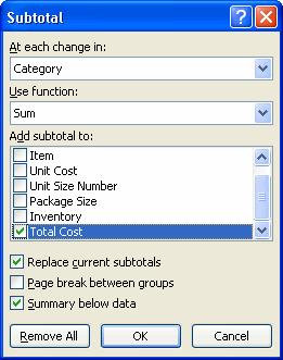 Grouping Cells Using the Subtotal Command Grouping is a really useful Excel feature that gives you control over how the information is displayed. You must sort before you can group.
