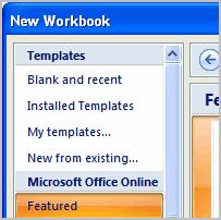 Excel 2007 Lesson 14: Using Templates Page 1 Using Templates In Excel 2007, you have many templates that can save you a lot of time.