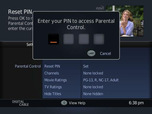 Parental Controls- How to Lock by Ratings You can choose to lock ratings by both TV Ratings and Movie Ratings. The Rovi DTA Guide provides flexibility by providing parental controls for each!