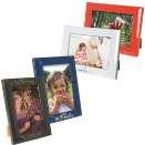 Prom and Senior Portrait Picture Frames Plastic Color Burst Frame Picture Size - 4" x 6" -- Frame Size 7 1/2' x 5 1/2" This inexpensive frame holds a 4"x 6" Picture.
