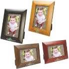 80 4 x 6 Frame -Item Number: 53646 5 x 7 Frame -Item Number: 53657 Faux Wood Picture Frame With cardboard back and glass -Individually Boxed Color: Walnut Brown 4" x 6" -Frame Size 5 7/8" W x 9" H x