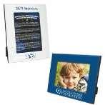 89 2.80 5"x7" Colored Stitch Picture Frame Holds 5" x 7" Photo With black velvet back and glass front.