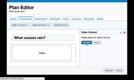 Click the Video Type addressing your video source Enter the Video ID Include only the ID.