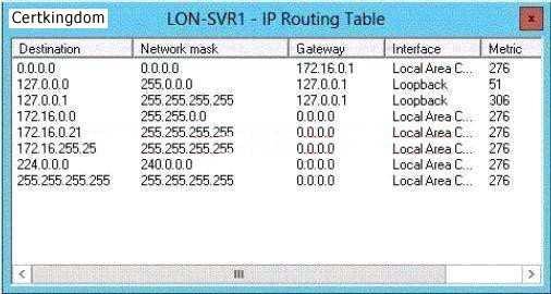 Your company purchases an additional router named Router1. Router1 has an interface that connects to the perimeter network and an interface that connects to the Internet.