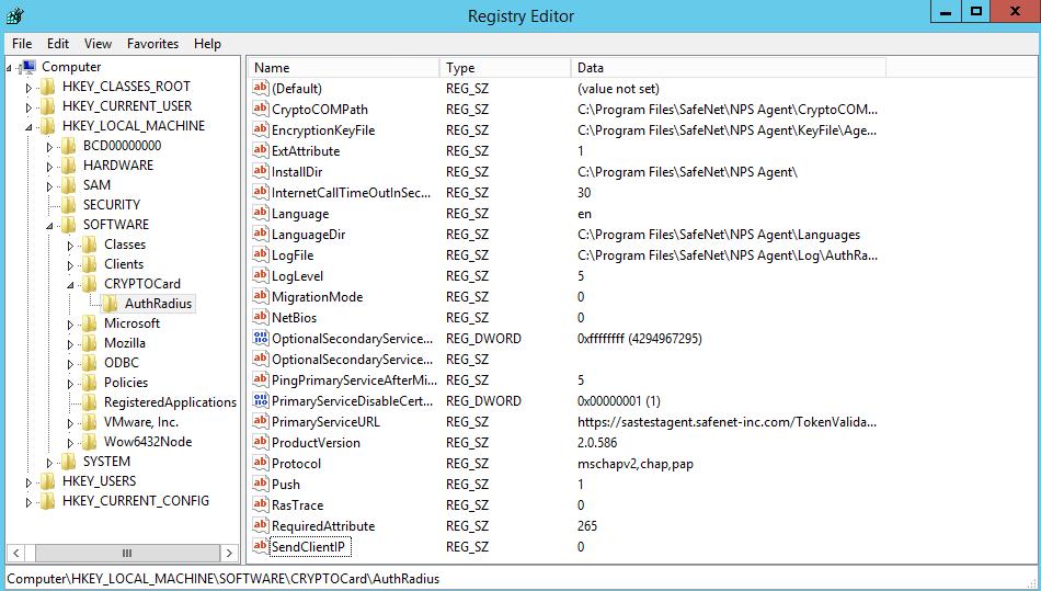 Configuring the RADIUS Attribute for NPS Agent v2.
