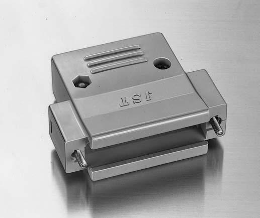 D SUBMINIATURE CONNECTOR Accessories/Covers JIS STYLE PLASTIC COVER (for 25-circuit J series connectors) J SERIES Features Molded plastic cover.