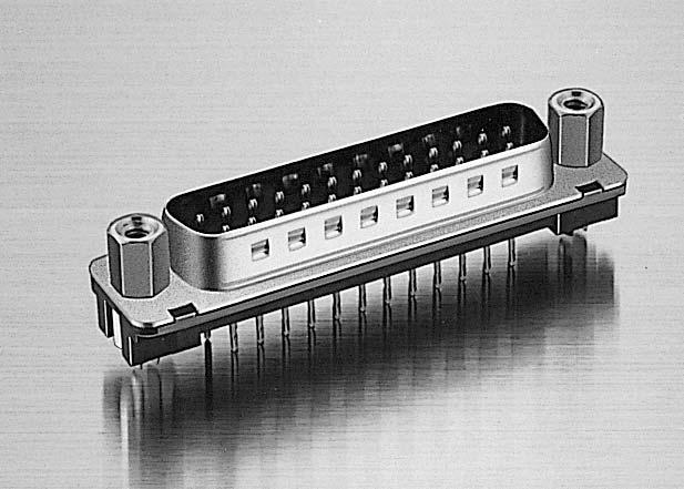 D SUBMINIATURE CONNECTOR J SERIES Model number identification J B S 25 P 2A 3 F 14 S1 Series name Shell size: B, E Wire connection : S... Straight through-hole Number of circuits: 9, 25 Connector : P.