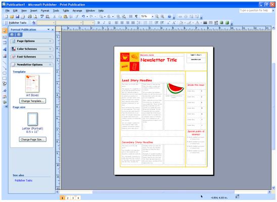What your Publication screen looked like in 2007 In 2007 you are used to your tools being located vertically on the left of the screen in what s known as the Objects Toolbar.