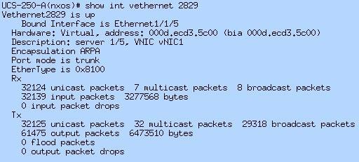 UCS Network Troubleshooting VIF/Vethernet