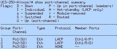UCS Network Troubleshooting Port Channel