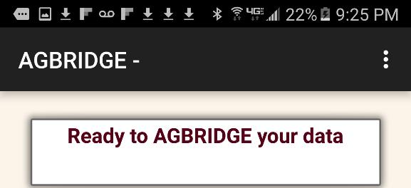 Install the mobile app on your mobile device(s) Figure 1 1. Download the AGBRIDGE Mobile app from Google Play or itunes a.