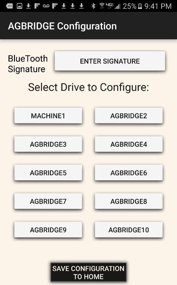 CURRENT: BT00000 3. Configure AGBRIDGE 2-10 your mobile device must have a data connection to perform the steps below a.