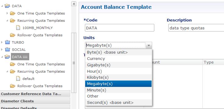 Elective Use Cases Chapter 4 Elective Service Configurations Account Balance Template Step 1 Click Reference Data tab, Account Balance Templates > Summary > Account Balance Template on the right.