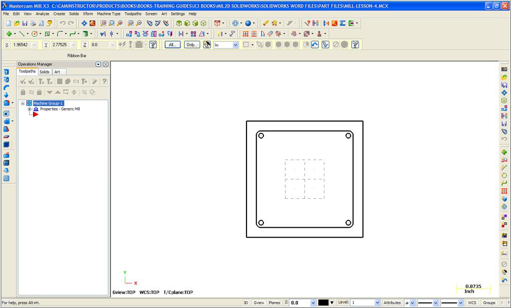 toolpaths.) 9. Click on OK. 10. Click on Open. 11.