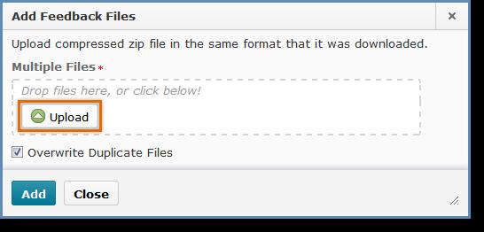 4. By default, the system overwrites duplicate upload files.