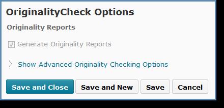 Check the OriginalityCheck box to enable detection for the dropbox folder. 3.