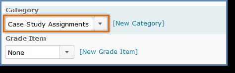 5. If you would like to classify your folders, select the category from the drop-down list or