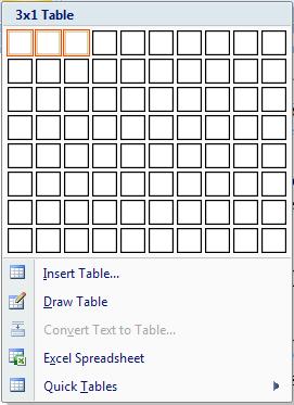 Select the Layout tab, as shown below. Properties button Figure C.5. Table Layout ribbon. 4.