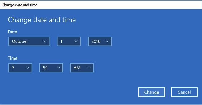 Configuring Date and Time Settings Setting Date and Time 7.