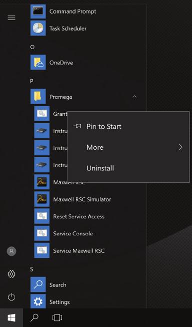 Managing Local Windows User Accounts 2. From the Desktop screen, swipe upward from the bottom of the screen to expose the Taskbar and then touch the Start button on the left side of the Taskbar. 3.