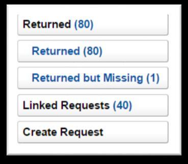 The multiple requests are listed together on the request page.
