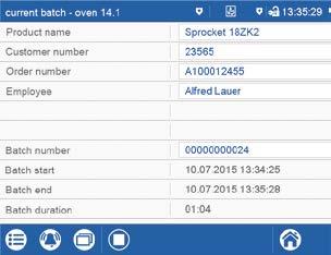 via SNTP Communication via Modbus/TCP Networked batch reporting The JUMO LOGOSCREEN 600 allows batch reports to be created for a plant.