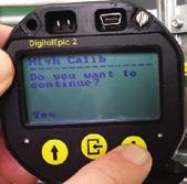 If it did not pass, an error message will be displayed. The error must be corrected for the calibration to pass. 7.3.