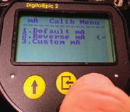 The Custom ma is a real calibration which allows the user to calibrate the (milliamp) ma Output from the device.