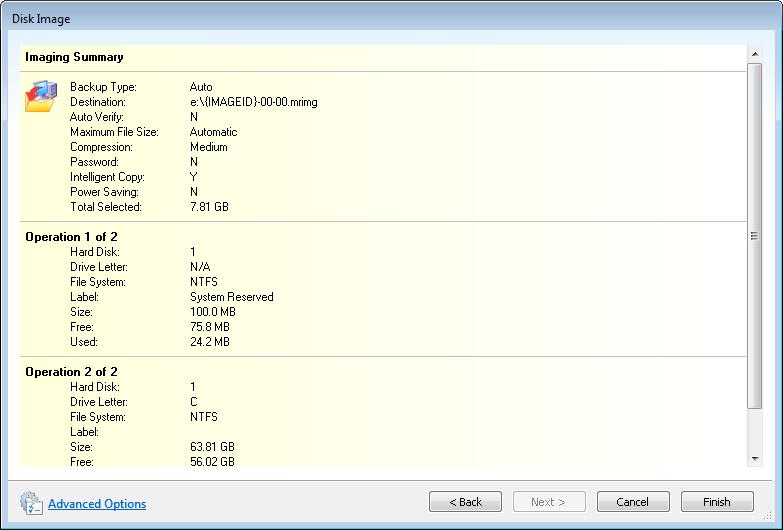 Note: Further information about Windows 7 partitions can be found here 3.