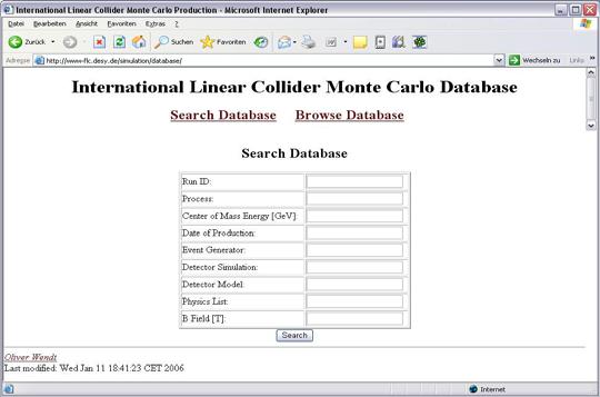 Access to ECFA-ILC Data Samples