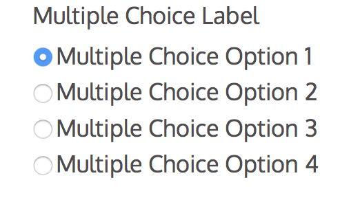 How to customize web form multiple choice object To add additional multiple choice option, please right click (or