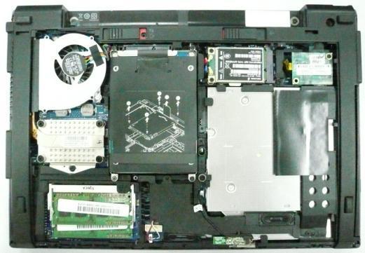 Name : Loosen Screws and Disassemble HDD 7(1/1) 1. Loosen HDD set screw * 4. () 2. Remove the HDD.