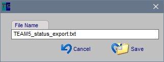 ESD Status Export to File The ESD Status Export to File process, is used to synchronize ESD Test status with Manufacturing and other systems external to TEAM.