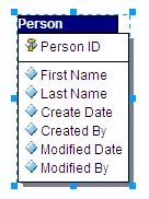 8 Select the Person entity and in the Modeling Productivity Macros folder, right-click Add Base Attributes To Person Entity and then click Run Macro.