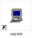 Or you can double-click the CT HP Provider Electronic Solutions folder on your desktop to locate the Upgrade