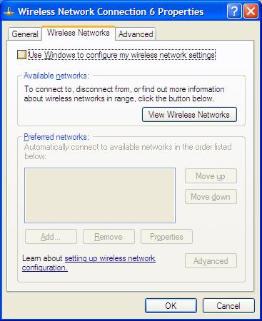 Section 3 - Configuration In the Wireless Network Connection Properties window,