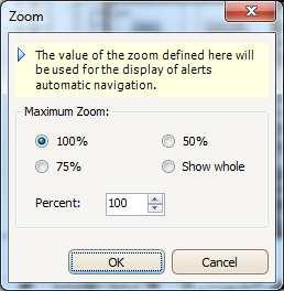 the default zoom value that will