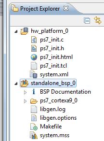 once it is added to the project. This may take a minute to compile the new BSP.