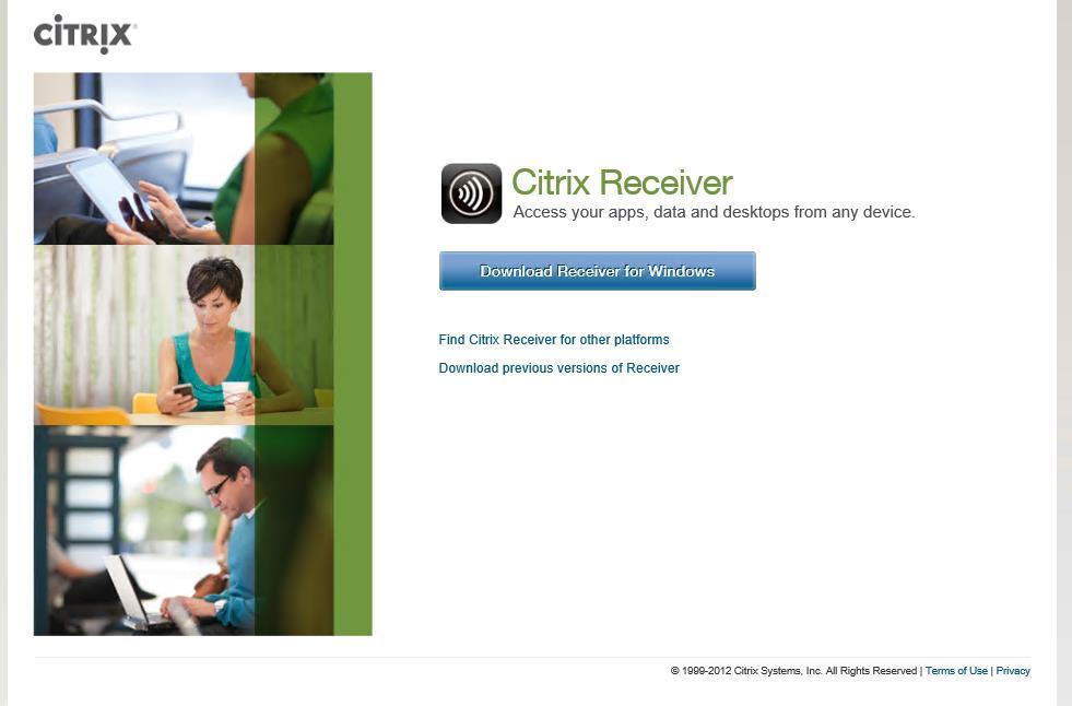 5. The Citrix environment recognizes by itself the version of the operating