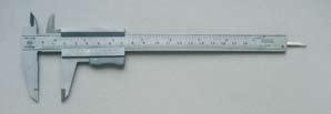 Vernier calipers 26804 Stainless steel - DIN 862 Range Jaw Nonius /inch 135 40 1/20-1/128 160 40 1/20-1/128 180 40 1/20-1/128 Until end of stock 26808 Stainless steel, chrome satin finish -