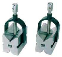 10-170 Yes Yes Numbered per pair 26506 V-blocks with clamp DIN 876/1 Dimensions L x w x H For shaft 45 x